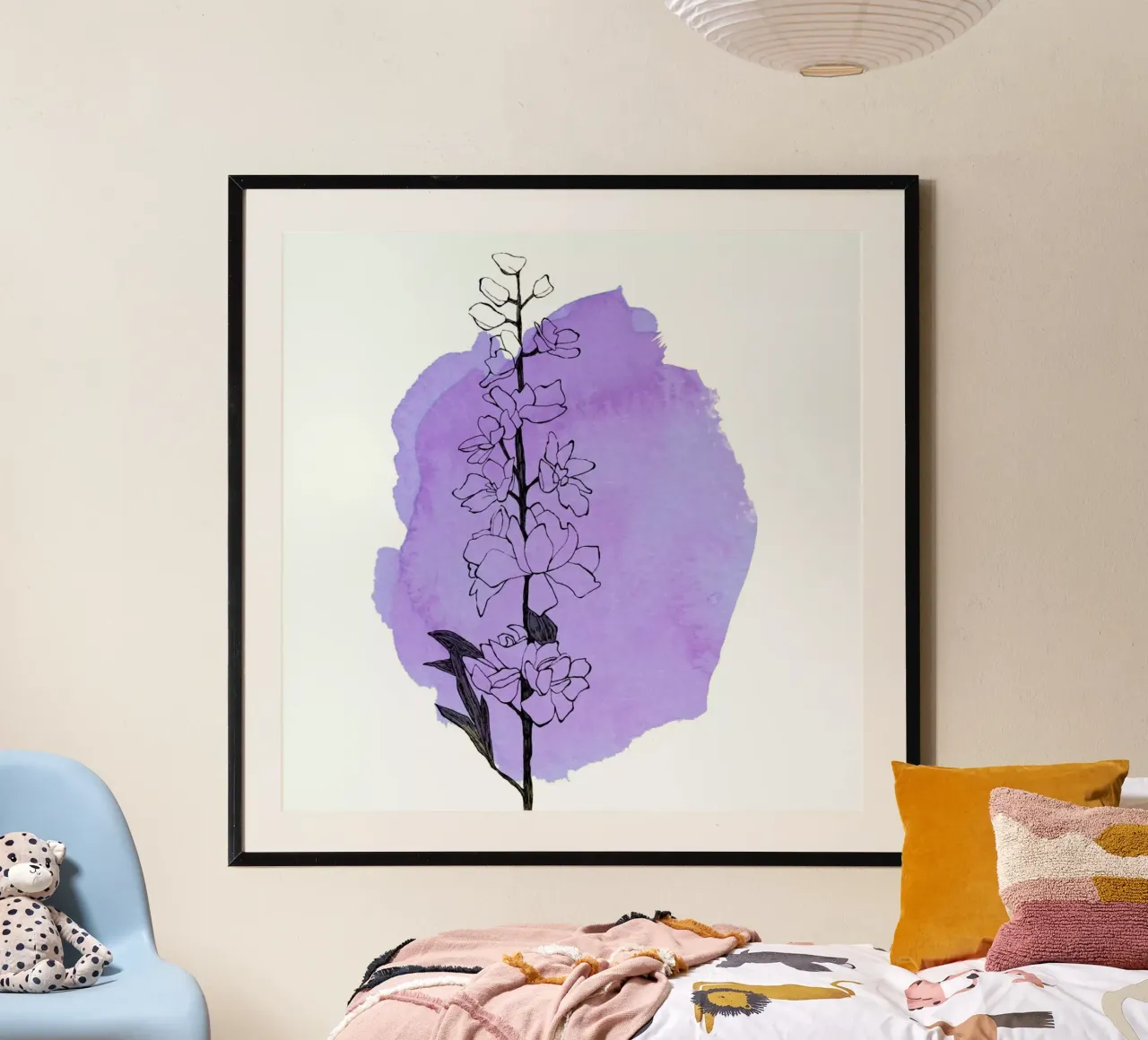 Delphinium poster da Morgan Kendall