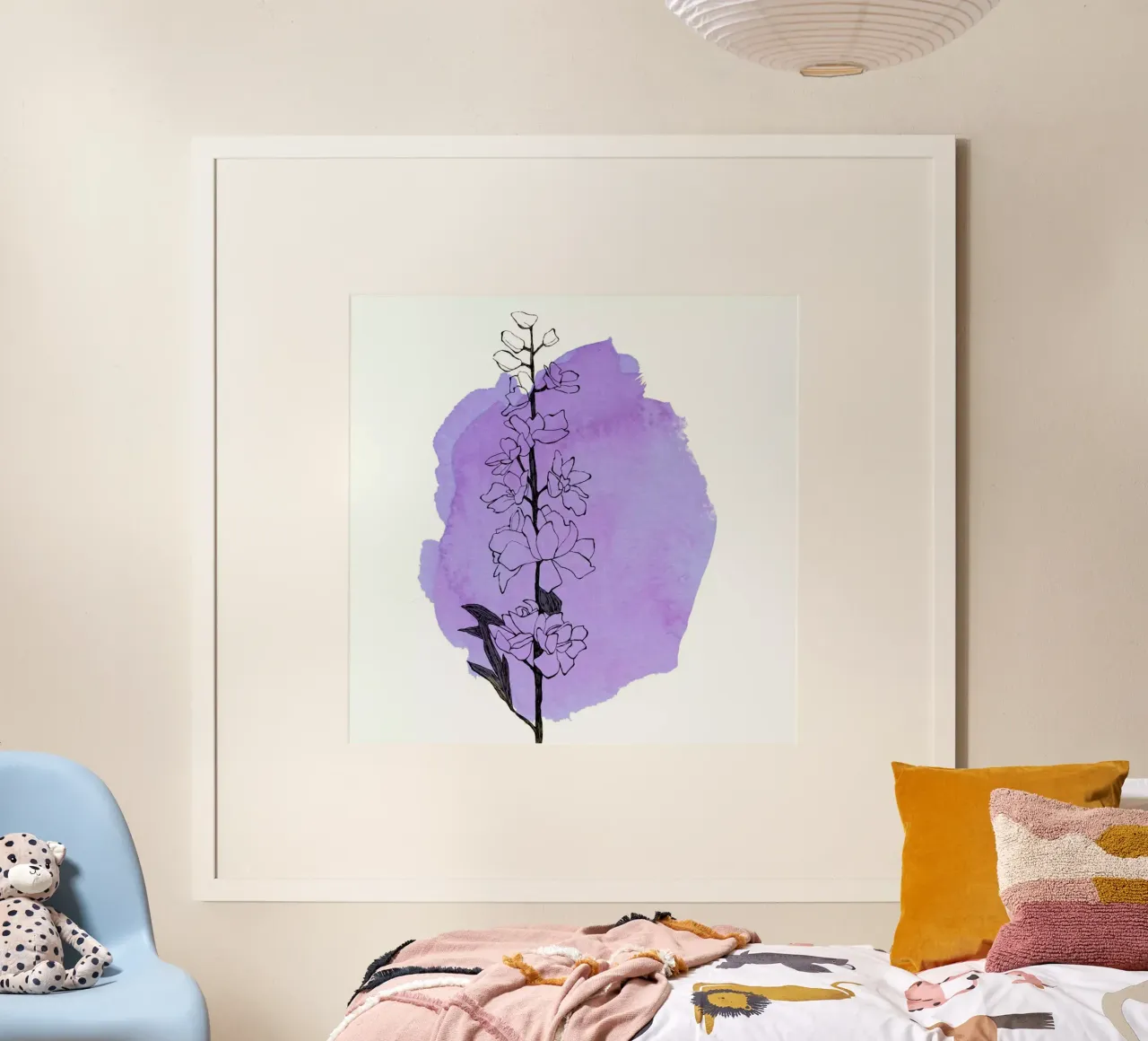 Delphinium poster da Morgan Kendall