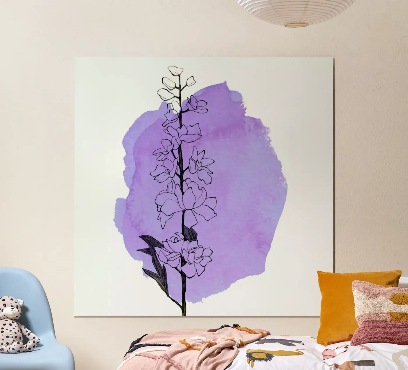 Delphinium poster van Morgan Kendall