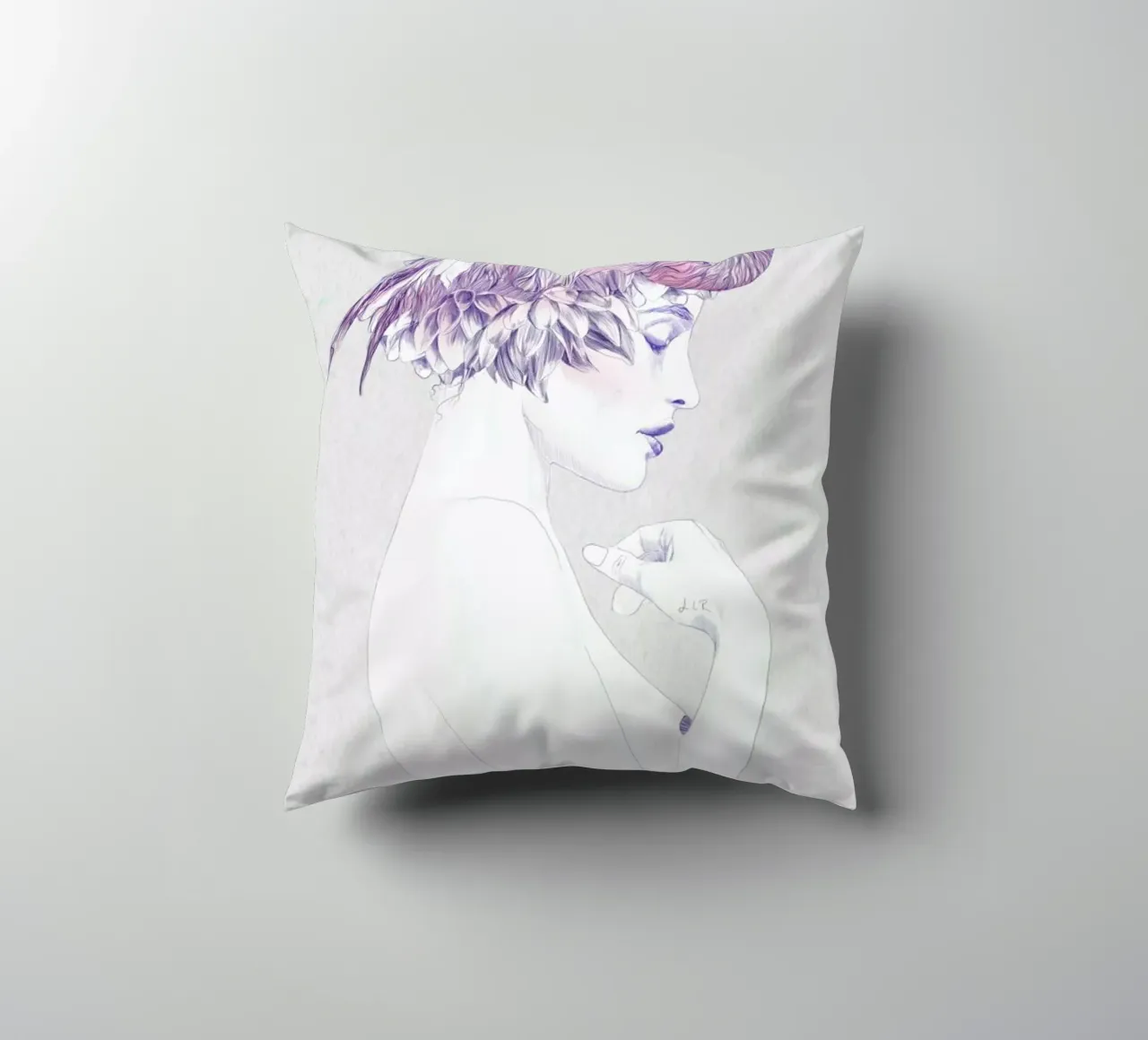 Dhalia 2 decorative cushion by Jenny Liz Rome