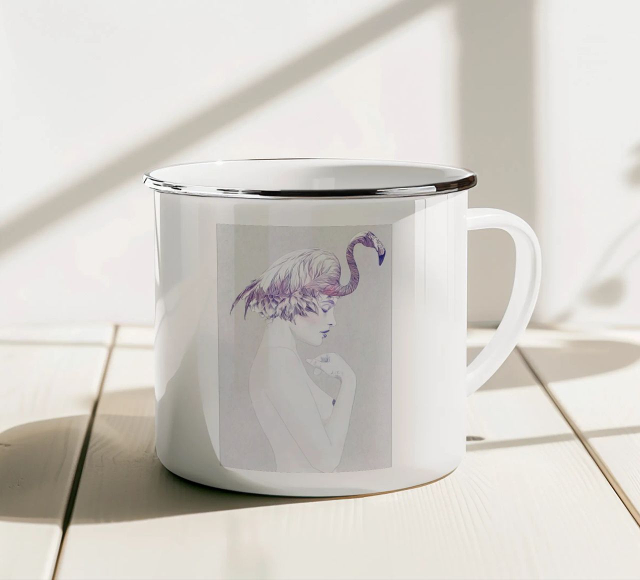 Dhalia 2 tazza in smalto da Jenny Liz Rome