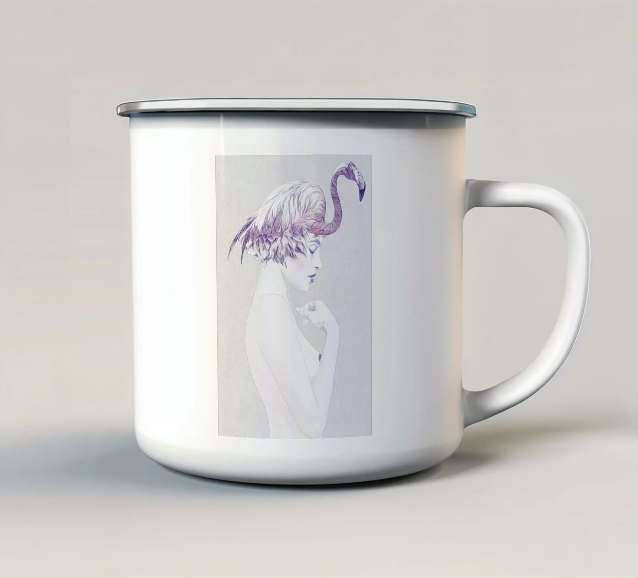 Dhalia 2 tazza in smalto da Jenny Liz Rome