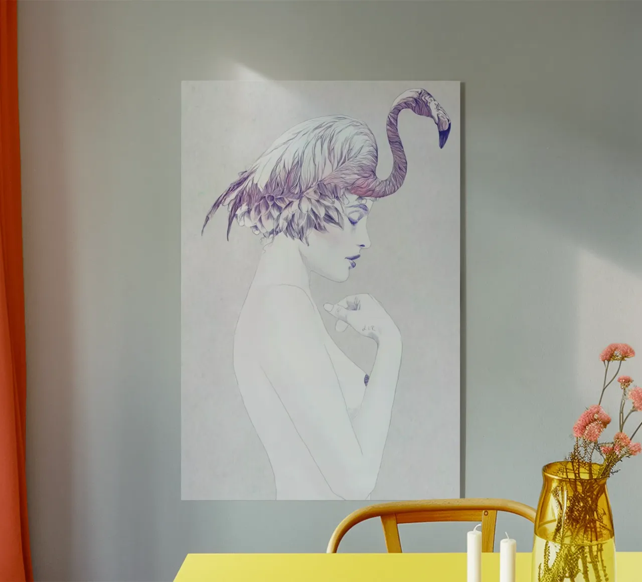 Dhalia 2 plexiglass da Jenny Liz Rome