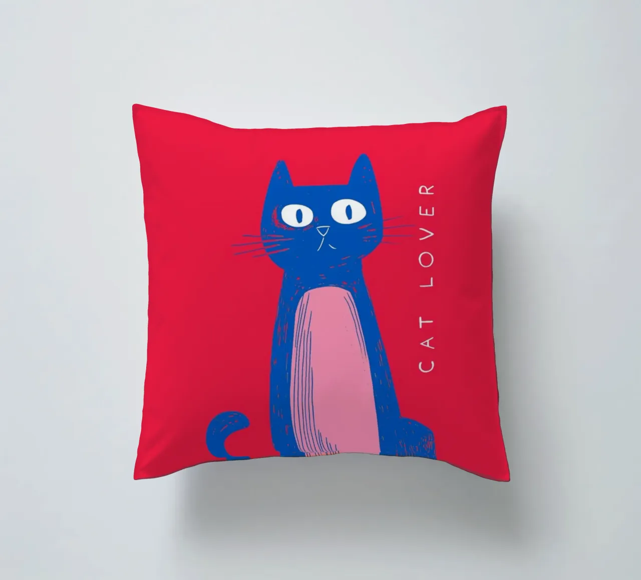 Amante dei gatti cuscino da Malou-Studio