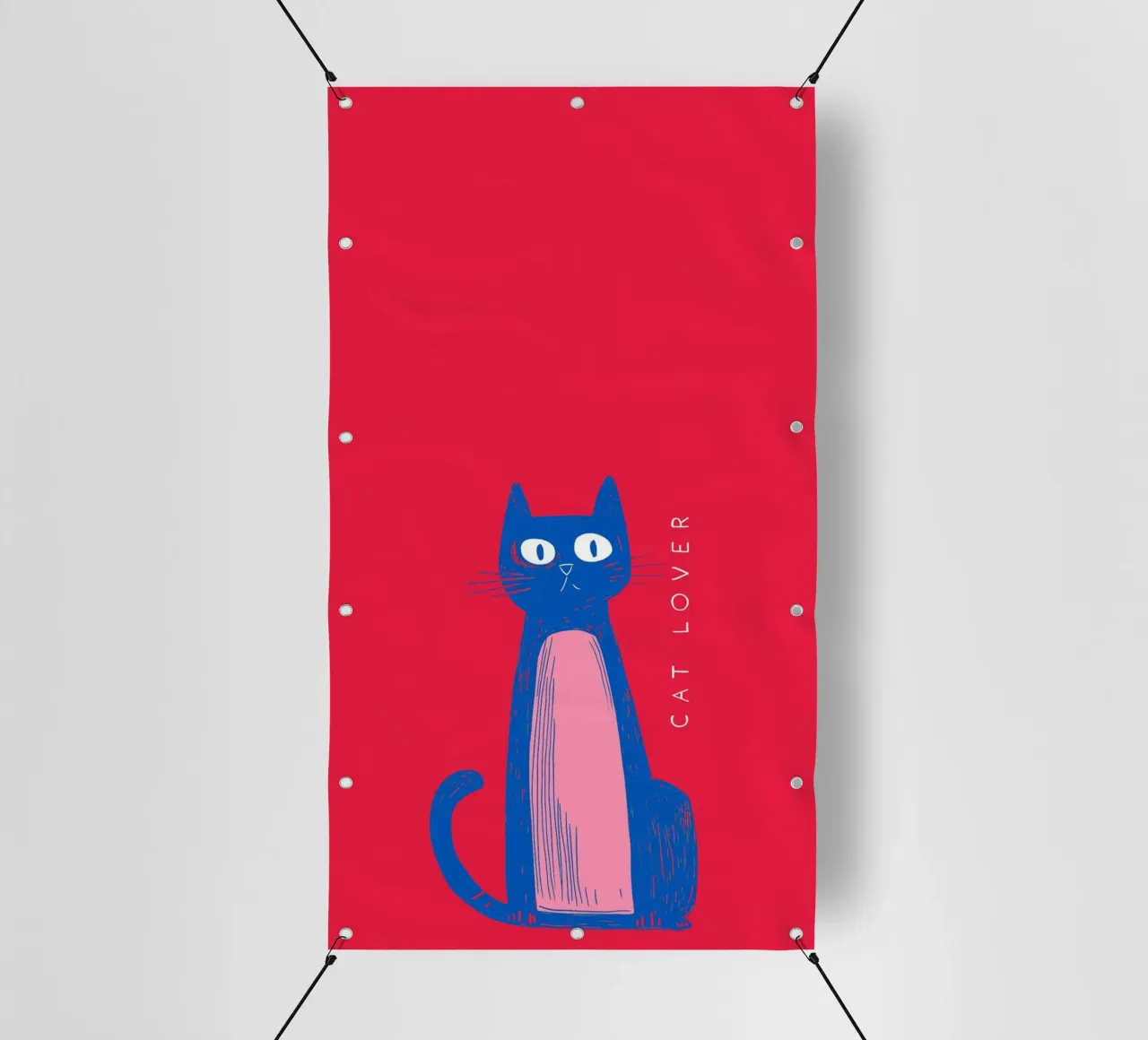 Amante dei gatti telo in pvc da Malou-Studio