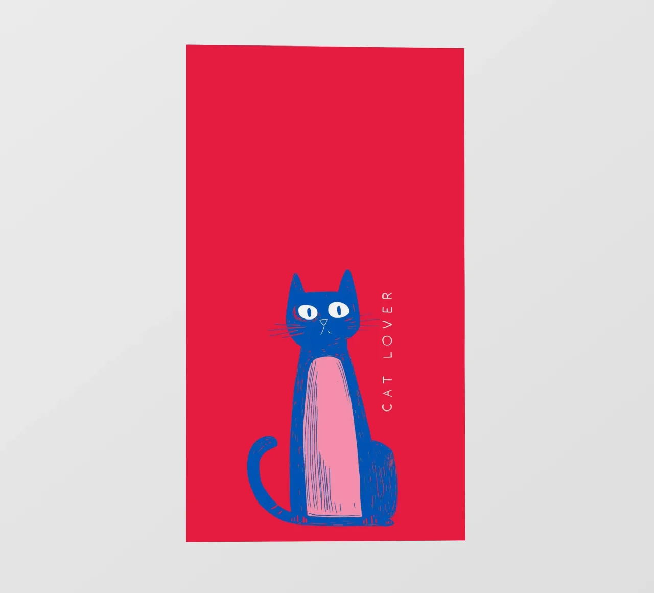 Amante dei gatti telo in pvc da Malou-Studio