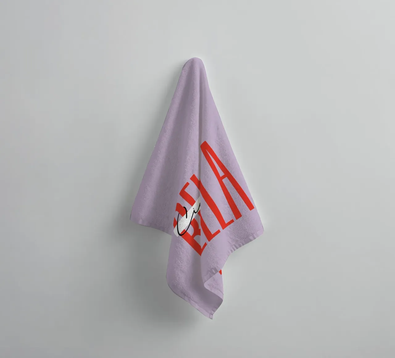 Ciao Bella Lilac asciugamano da bagno da Malou-Studio