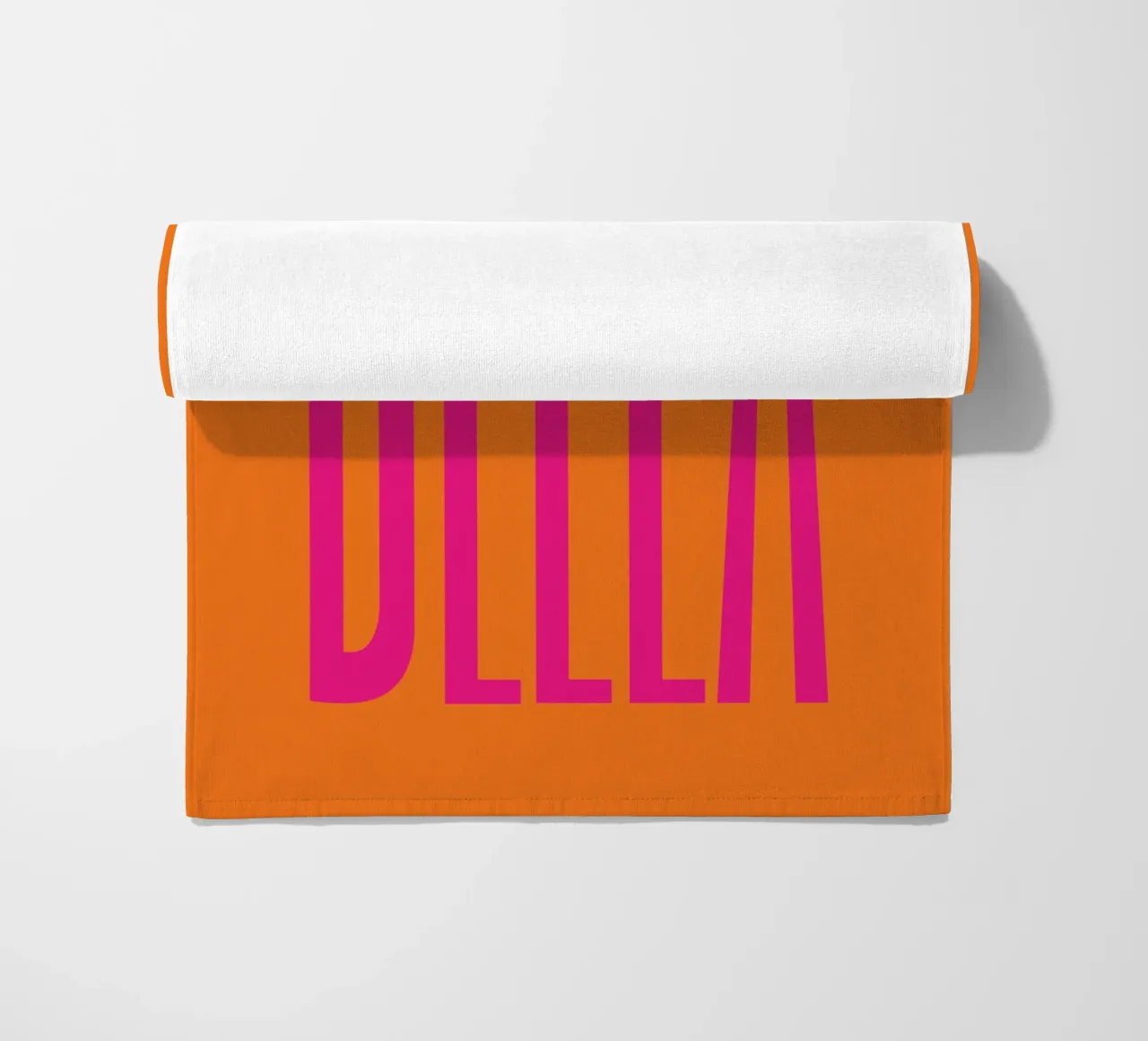 Ciao Bella Orange telo mare da Malou-Studio