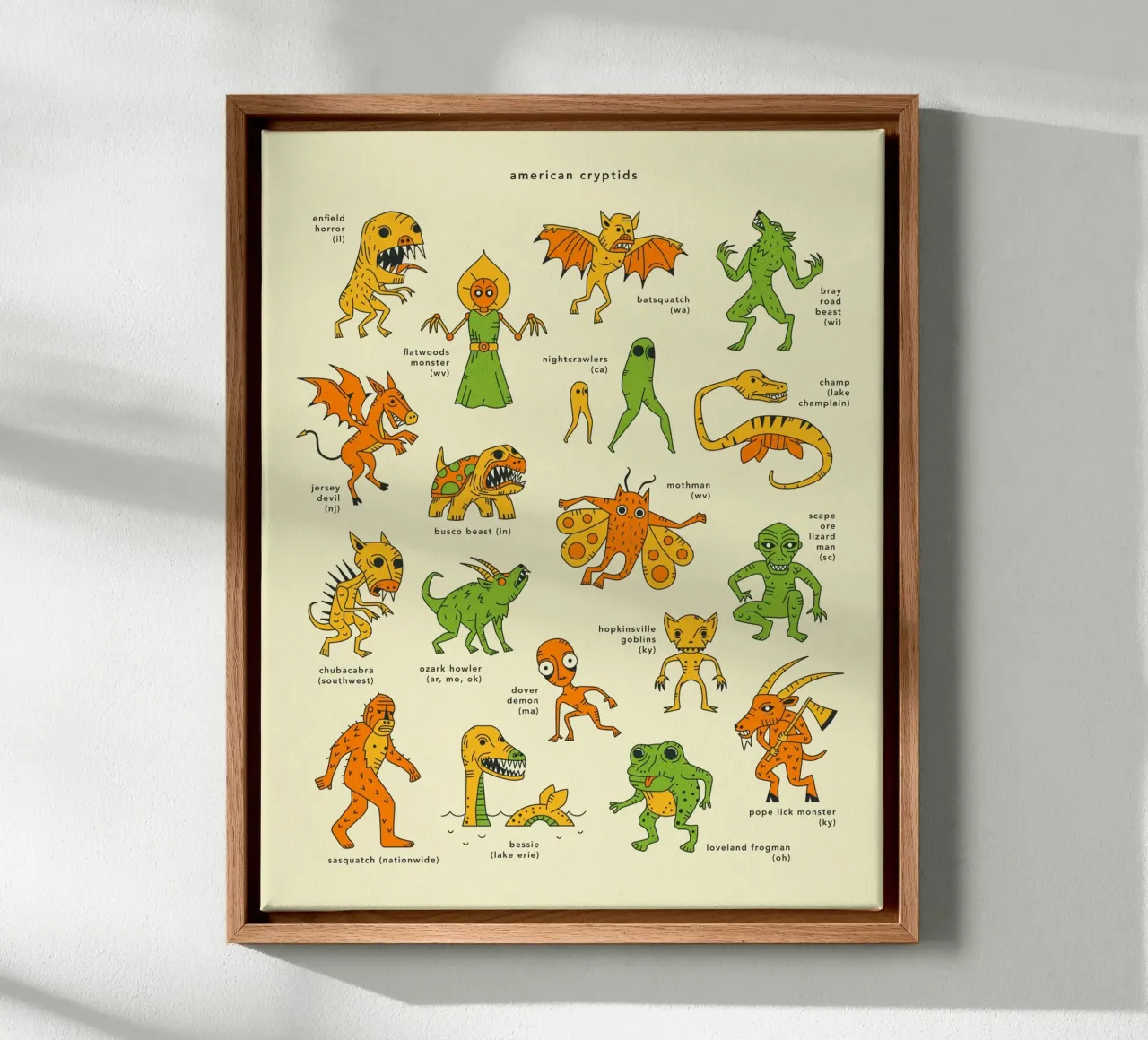 CRIPTIDI AMERICANI tela da Jazzberry Blue