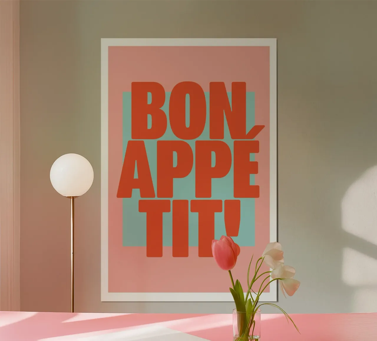 Bon Appétit Peach carta hahnemühle da Malou-Studio