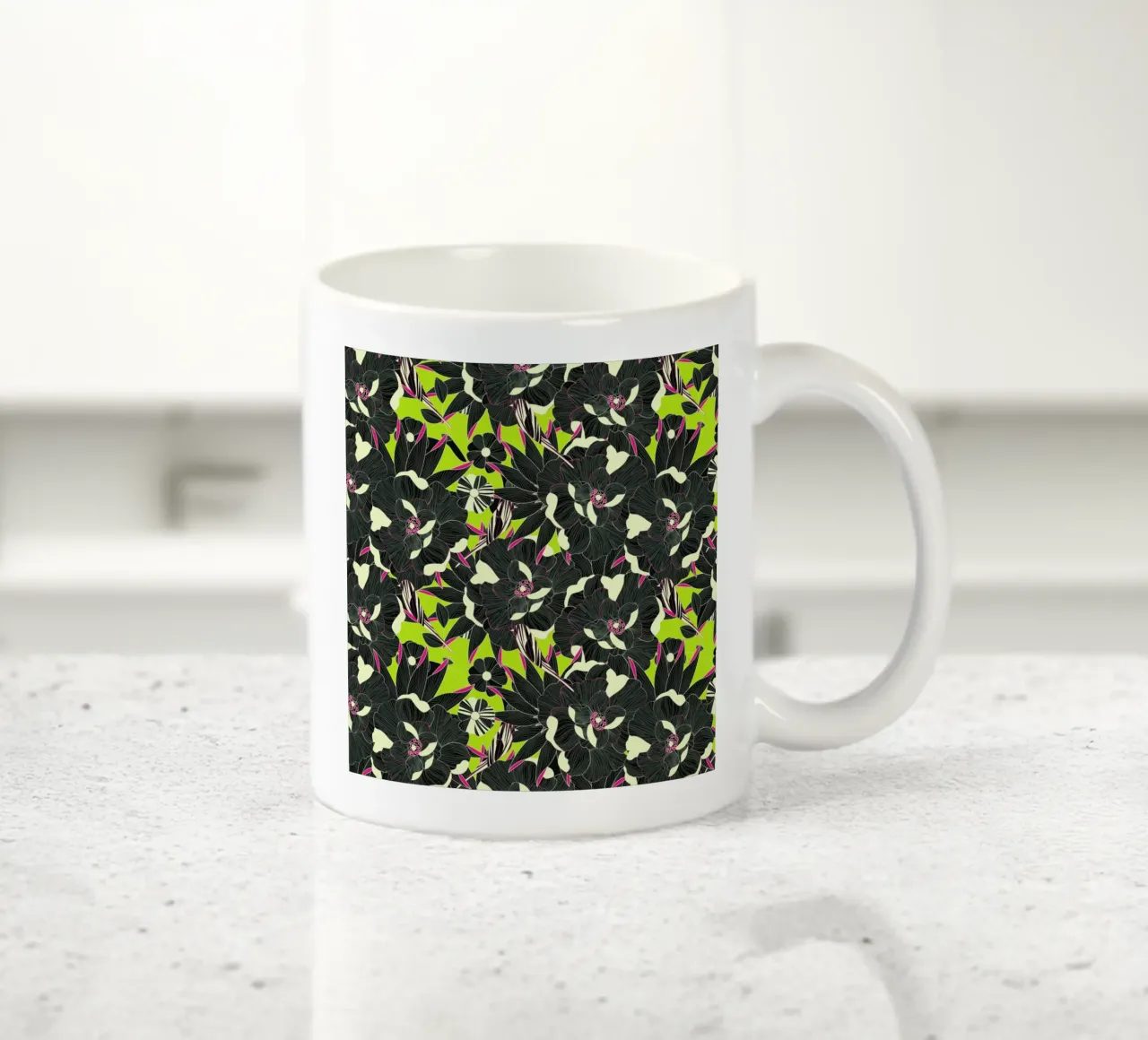 Fiori Orientali 2 tazza in ceramica da Giulio Iurissevich