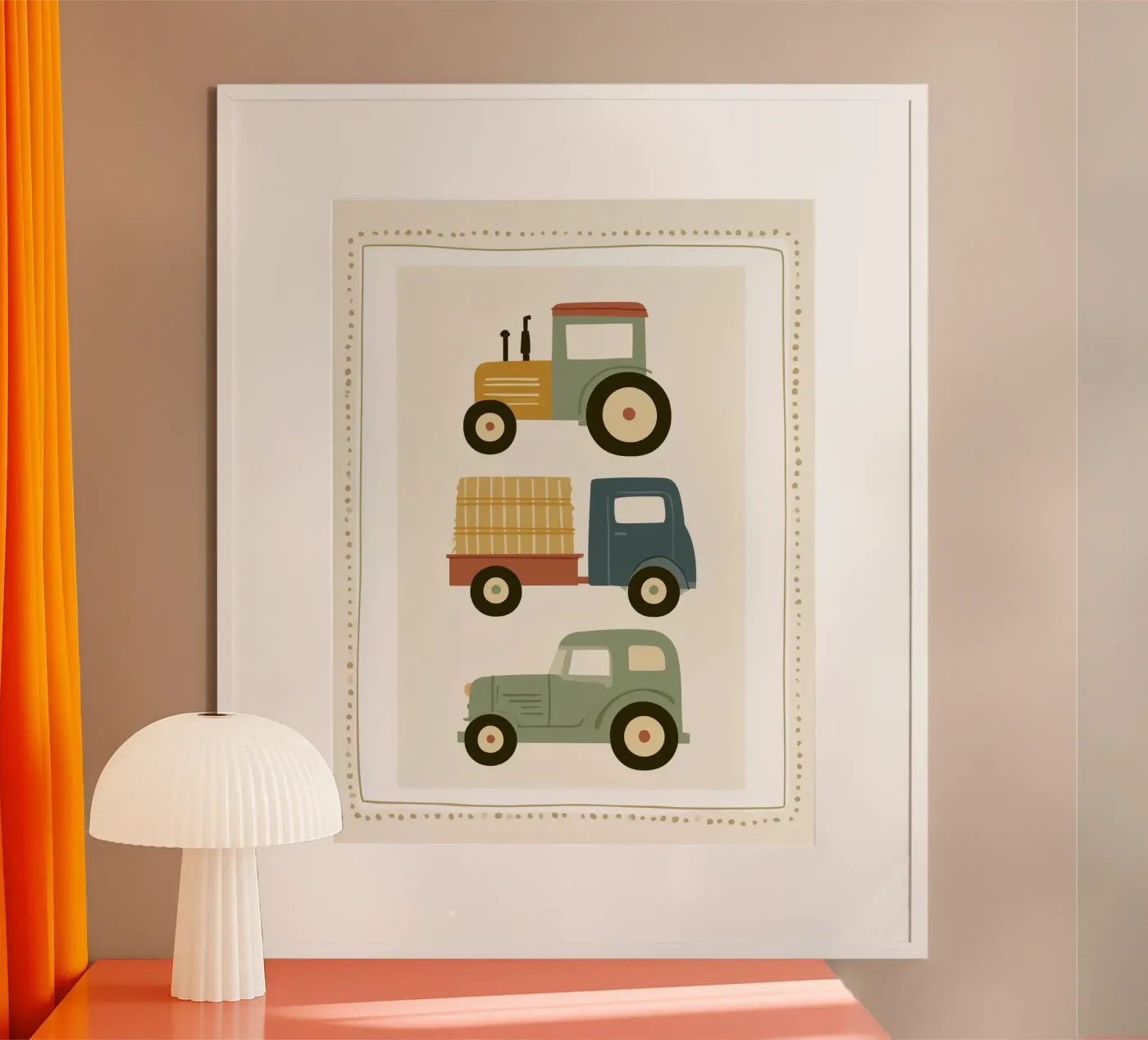 Farm Wheels poster da Kiki