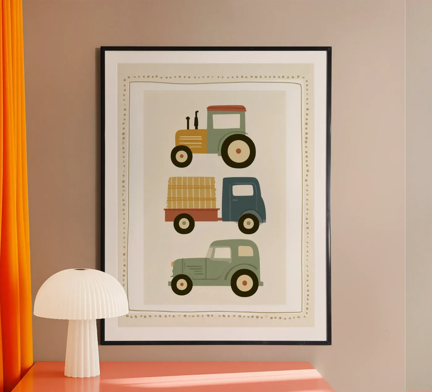 Farm Wheels poster da Kiki