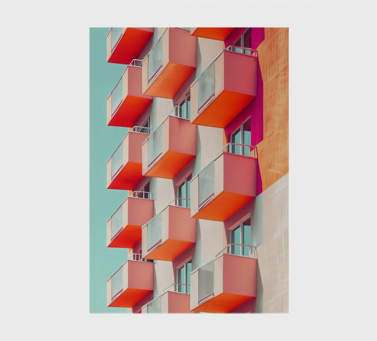 Colourful Architecture 01 notebook by Malou-Studio
