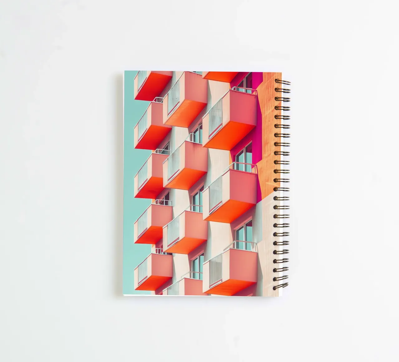Colourful Architecture 01 spiral notebook by Malou-Studio
