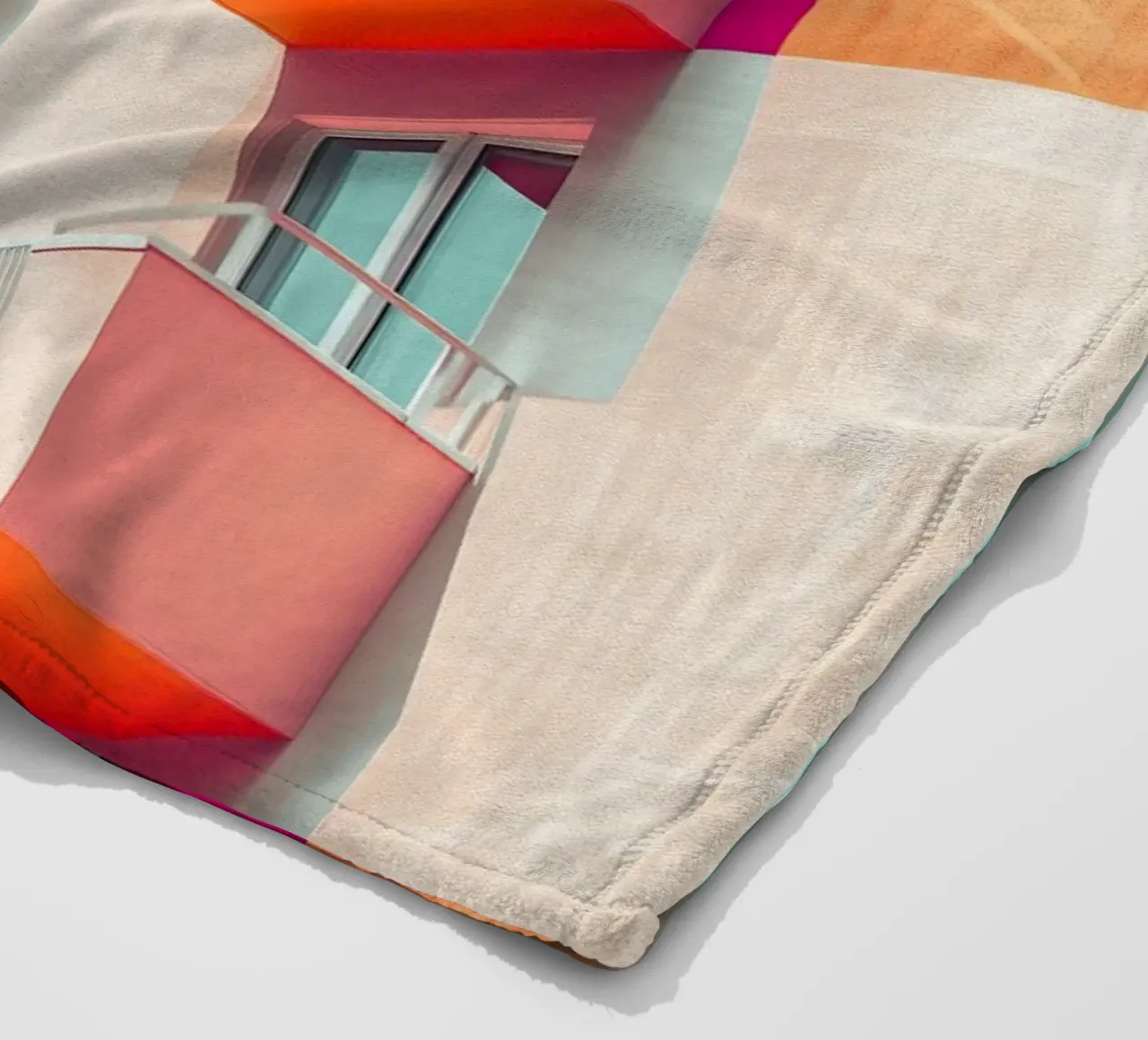 Architettura colorata 01 coperta in pile da Malou-Studio