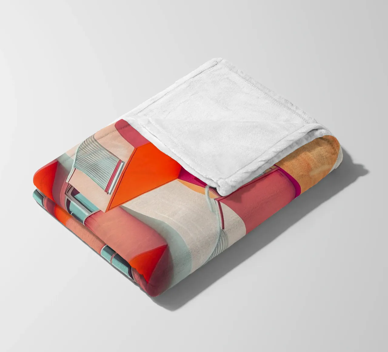 Architettura colorata 01 coperta in pile da Malou-Studio