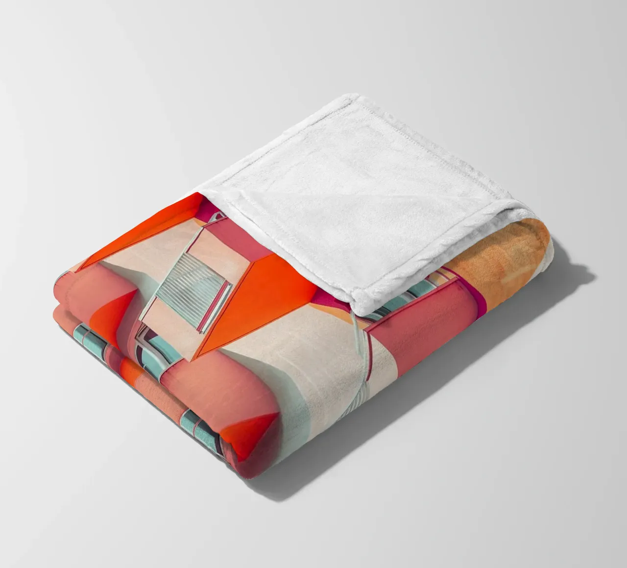 Architettura colorata 01 coperta in pile da Malou-Studio