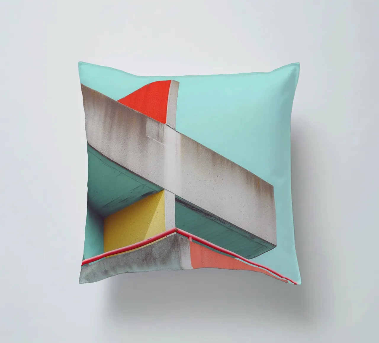 Colourful Architecture 02 decorative cushion by Malou-Studio