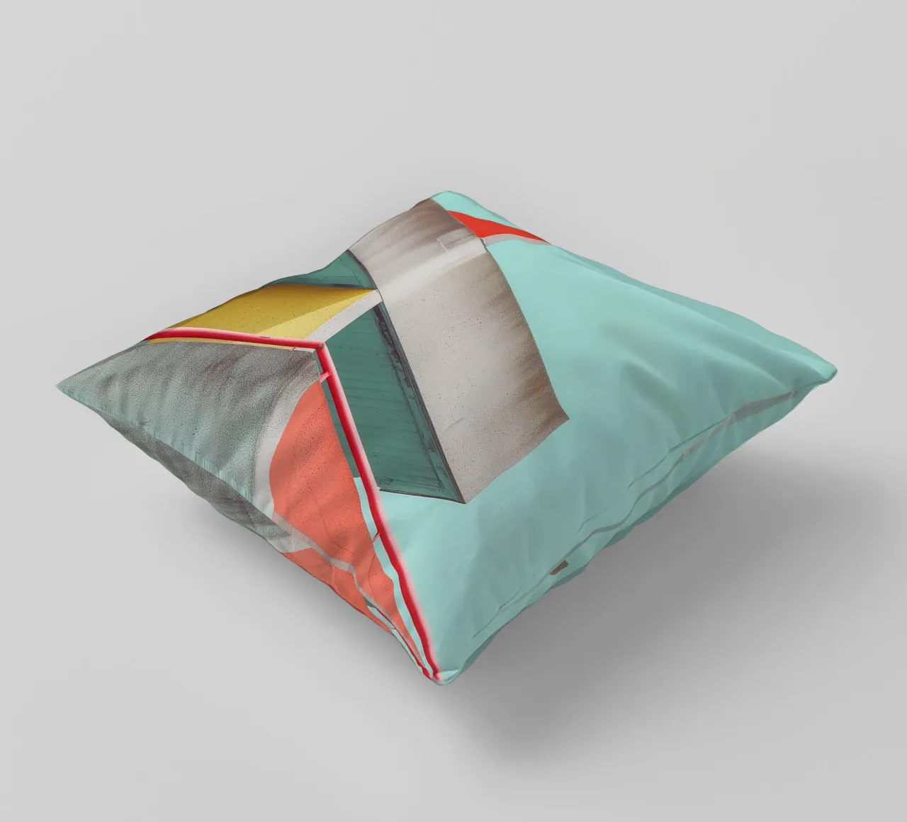 Colourful Architecture 02 decorative cushion by Malou-Studio