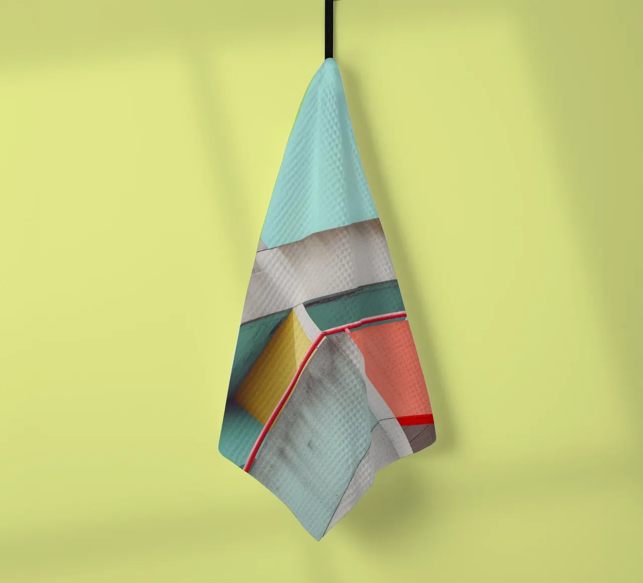 Architecture colorée 02 torchon de Malou-Studio