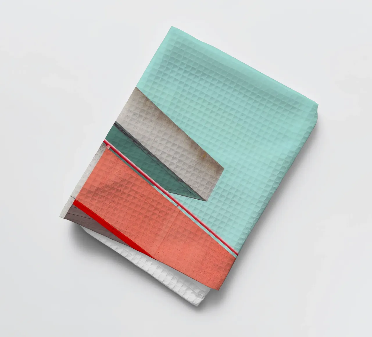 Architecture colorée 02 torchon de Malou-Studio