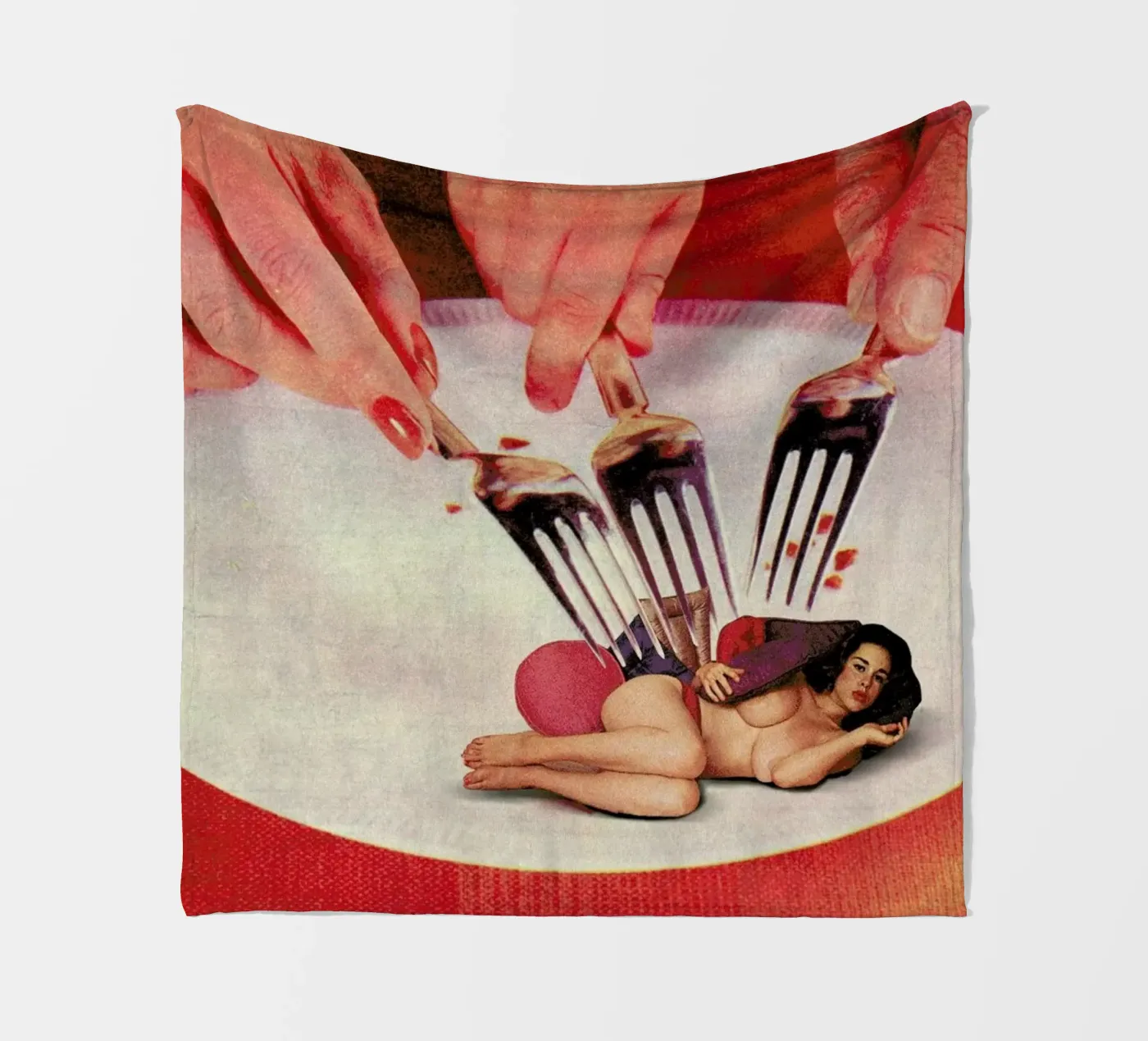 Light Snack Fleecedecke von Sammy Slabbinck