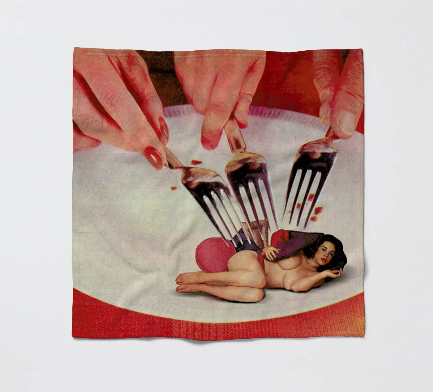 Light Snack Fleecedecke von Sammy Slabbinck