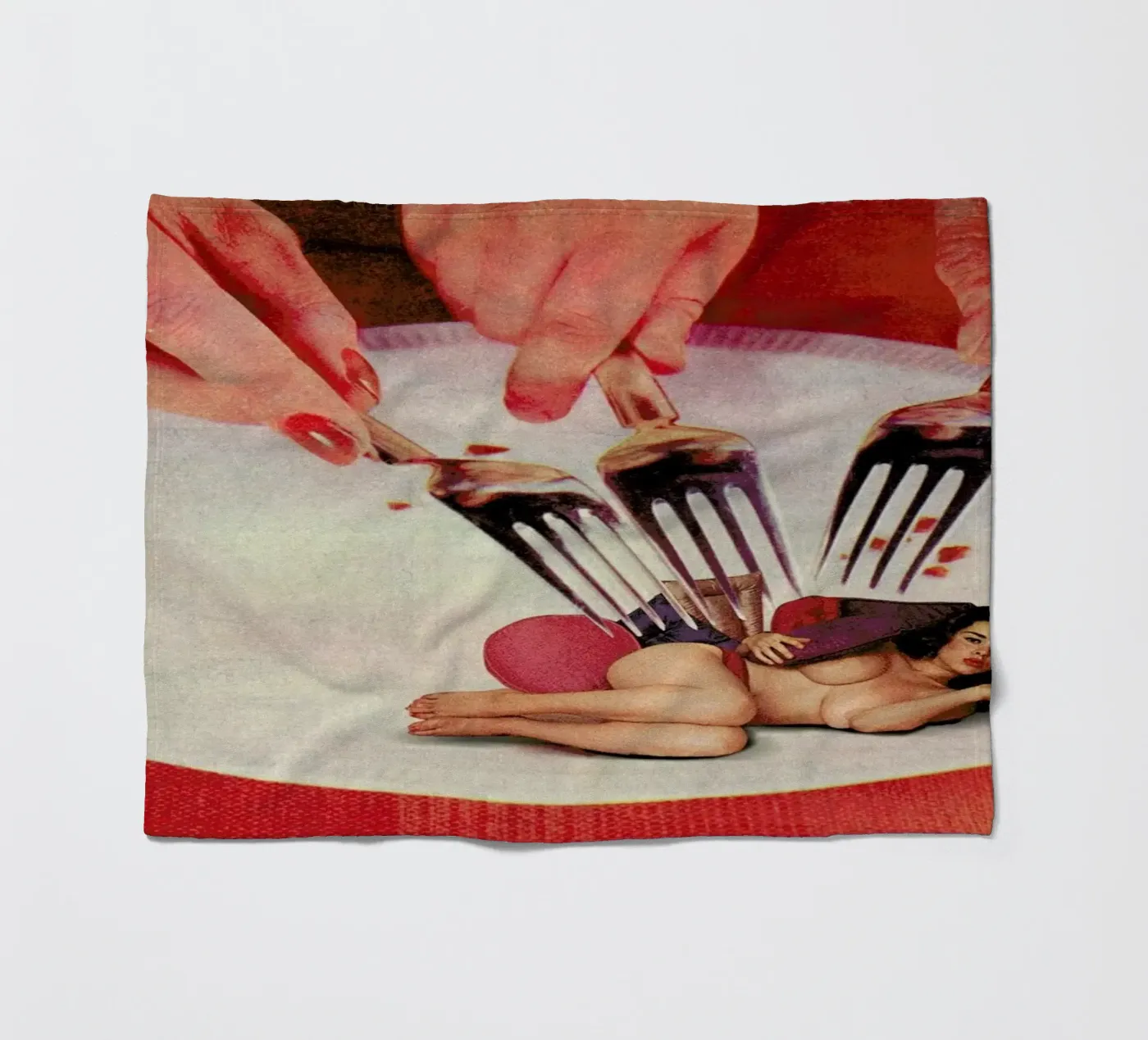 Light Snack Fleecedecke von Sammy Slabbinck