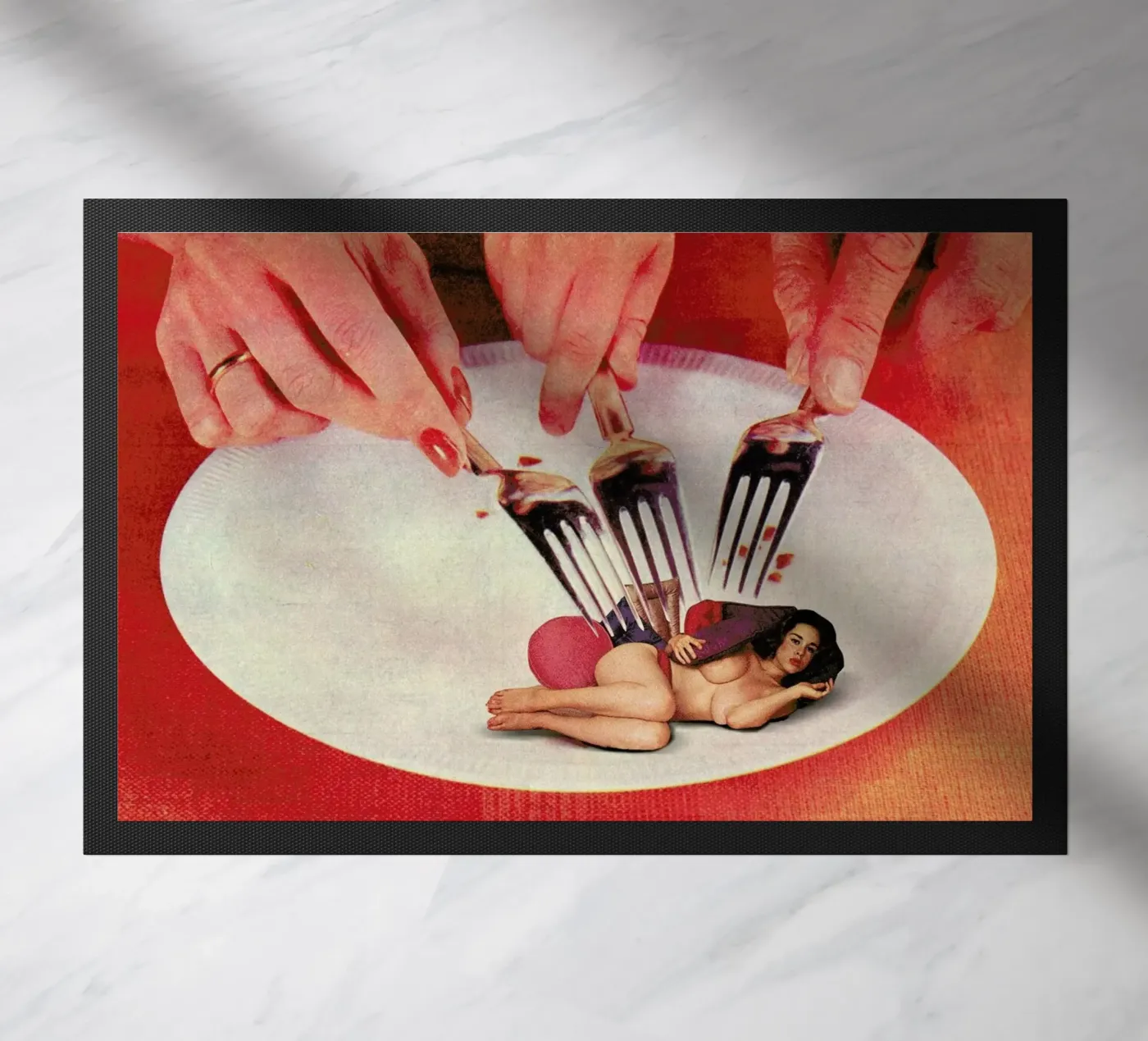 Light Snack deurmat van Sammy Slabbinck