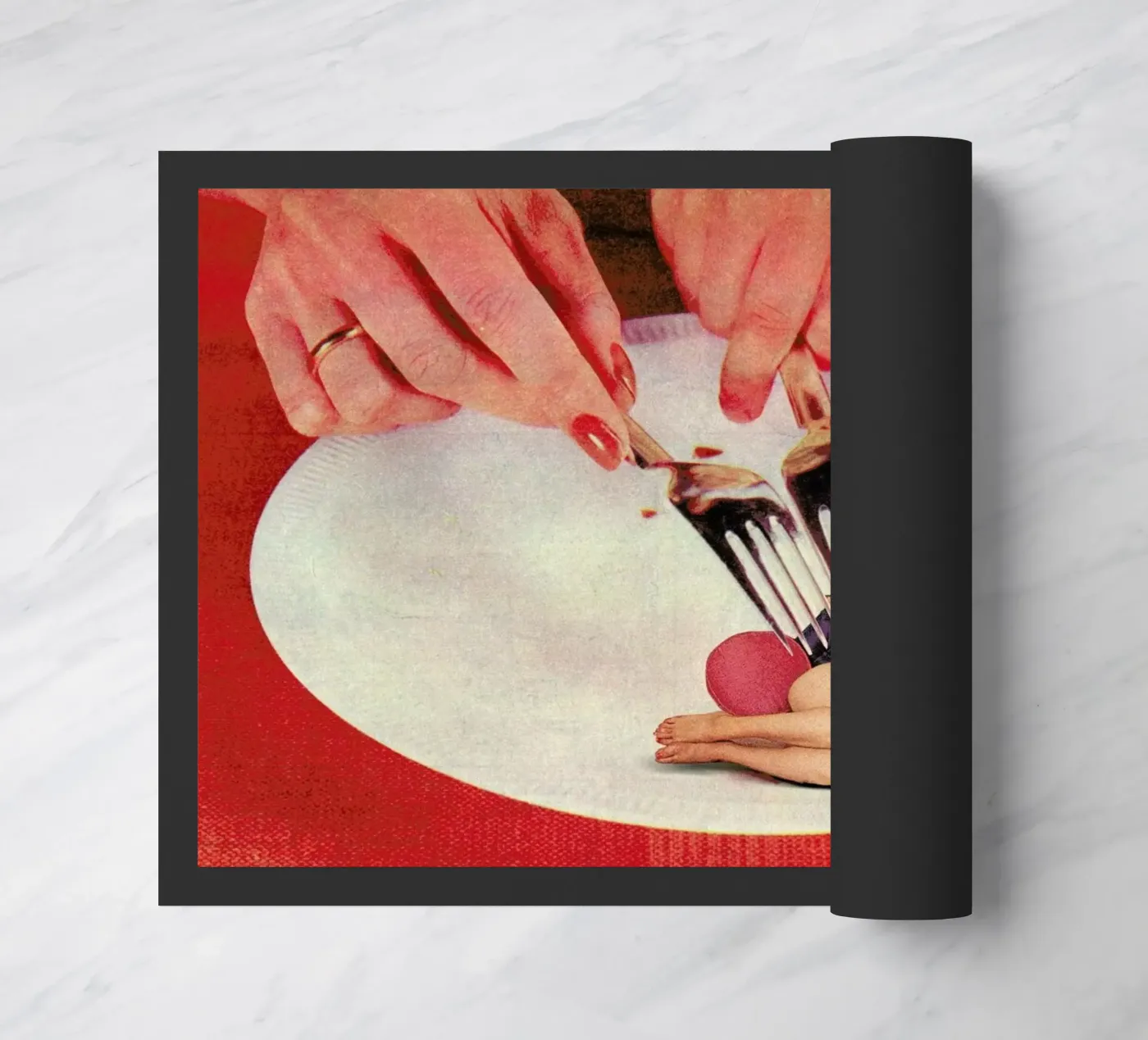 Light Snack deurmat van Sammy Slabbinck