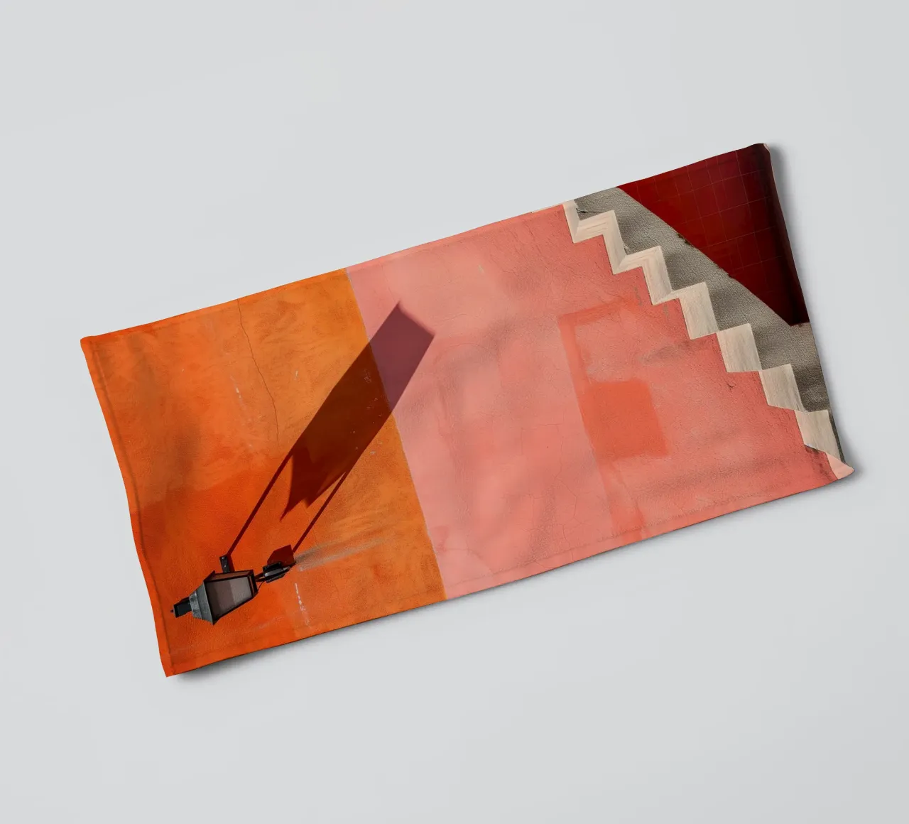 Colourful Architecture 03 towel by Malou-Studio