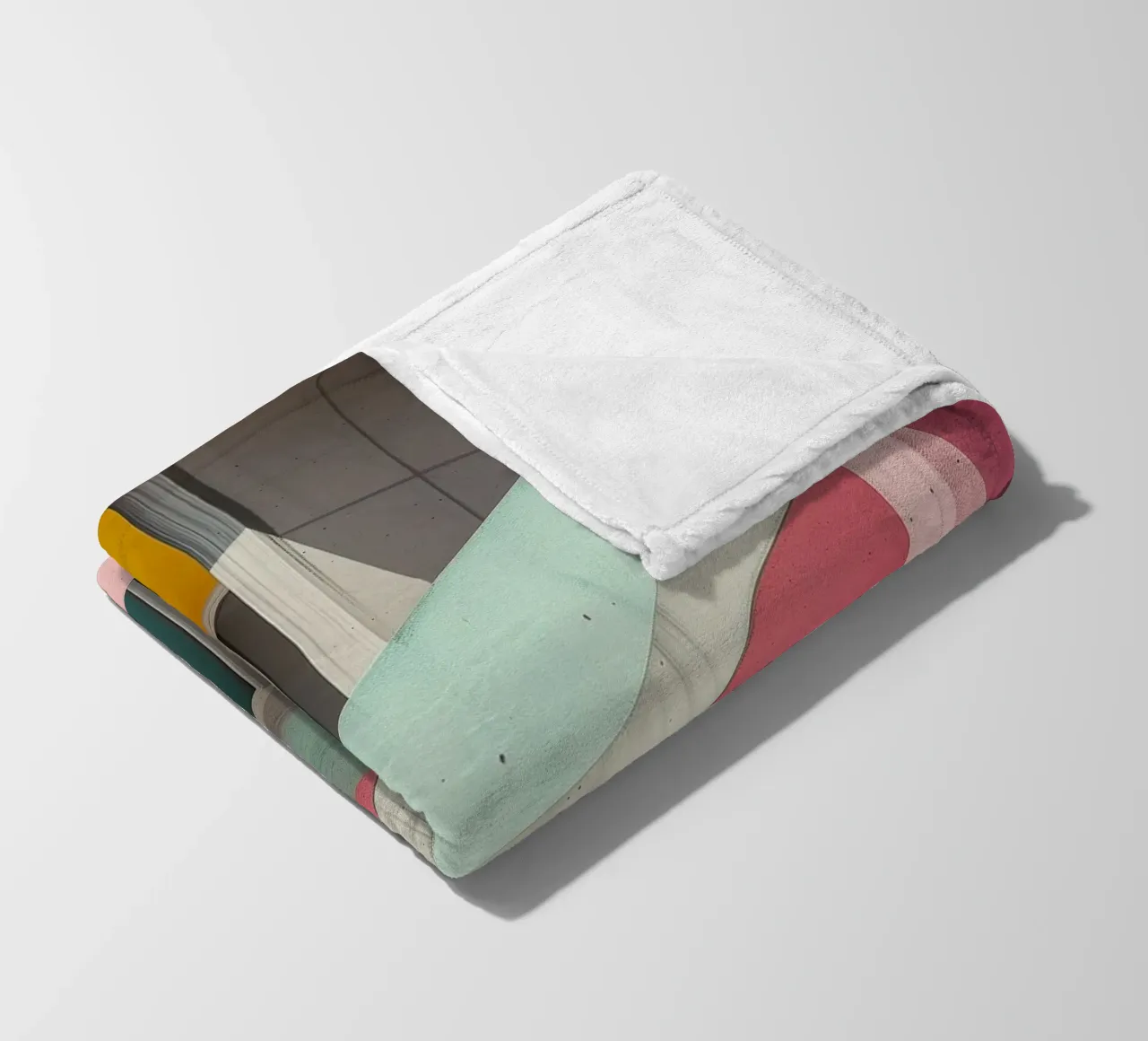 Architettura colorata 04 coperta in pile da Malou-Studio