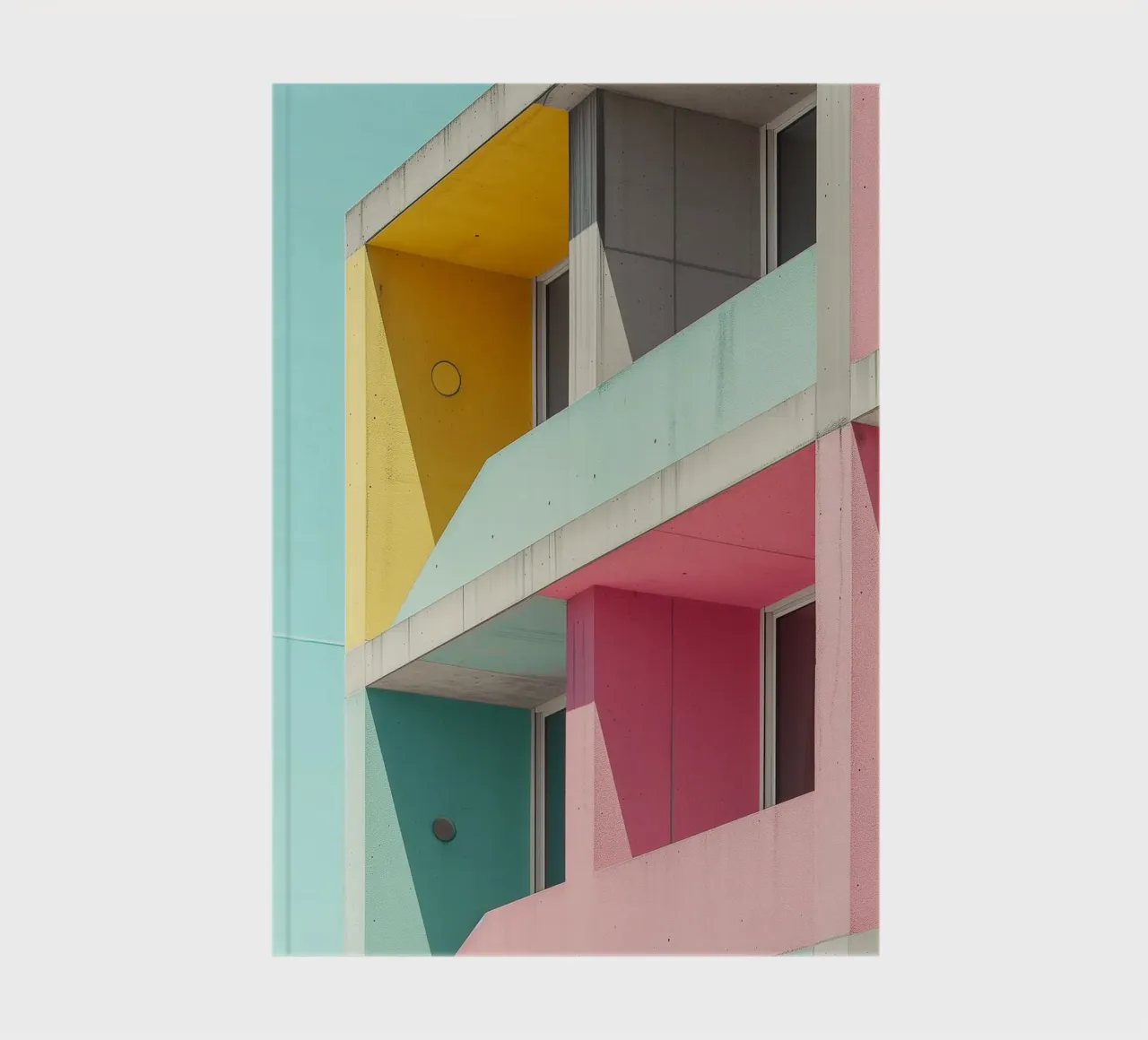 Colourful Architecture 04 notebook by Malou-Studio