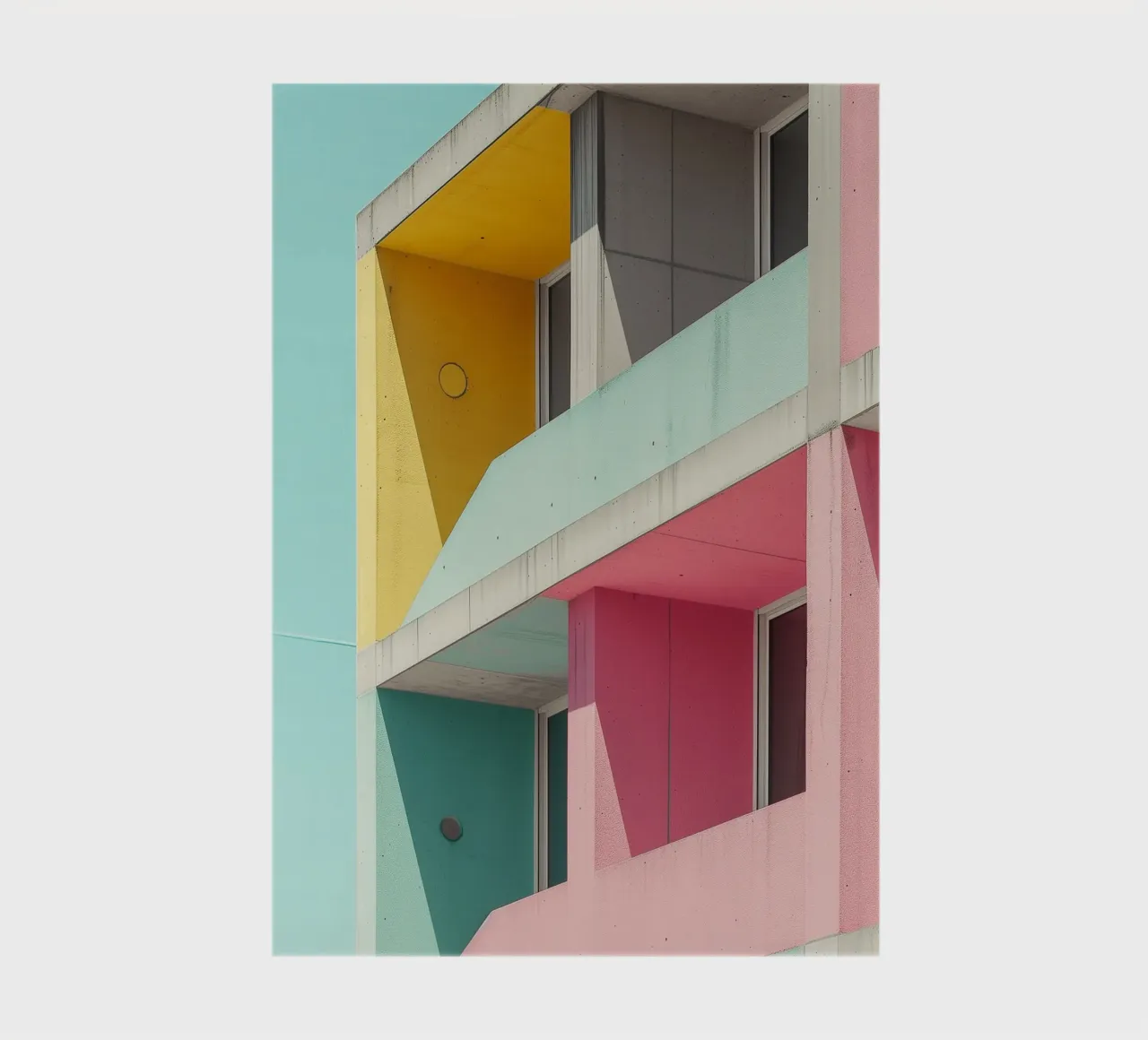 Colourful Architecture 04 notebook by Malou-Studio