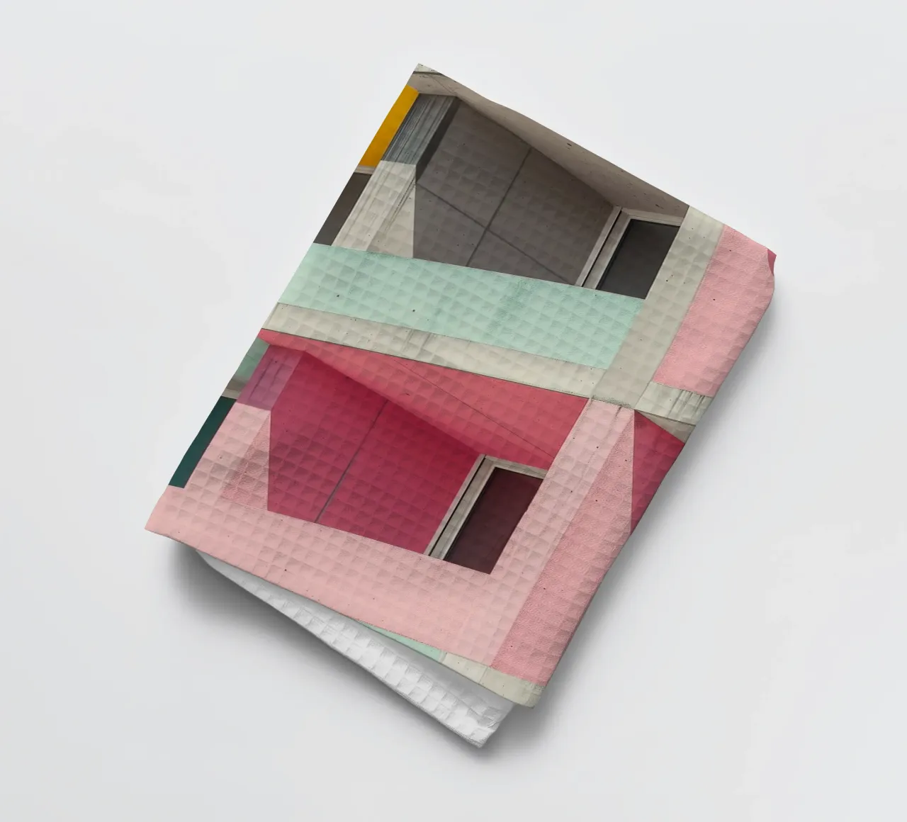 Architecture colorée 04 torchon de Malou-Studio