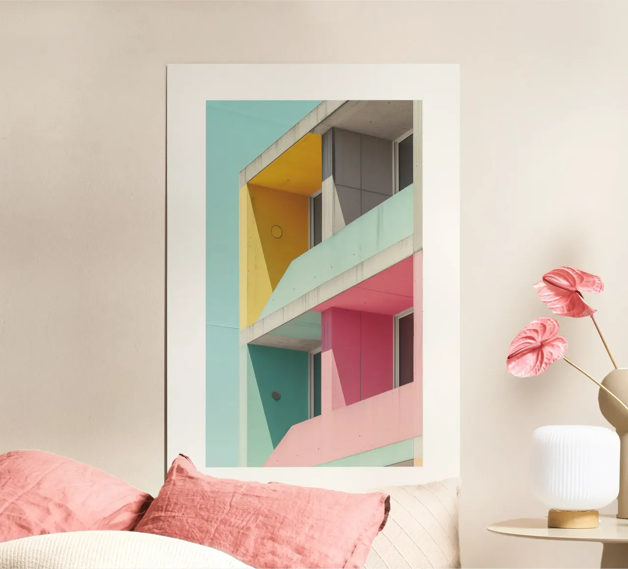 Colourful Architecture 04 hahnemühle by Malou-Studio
