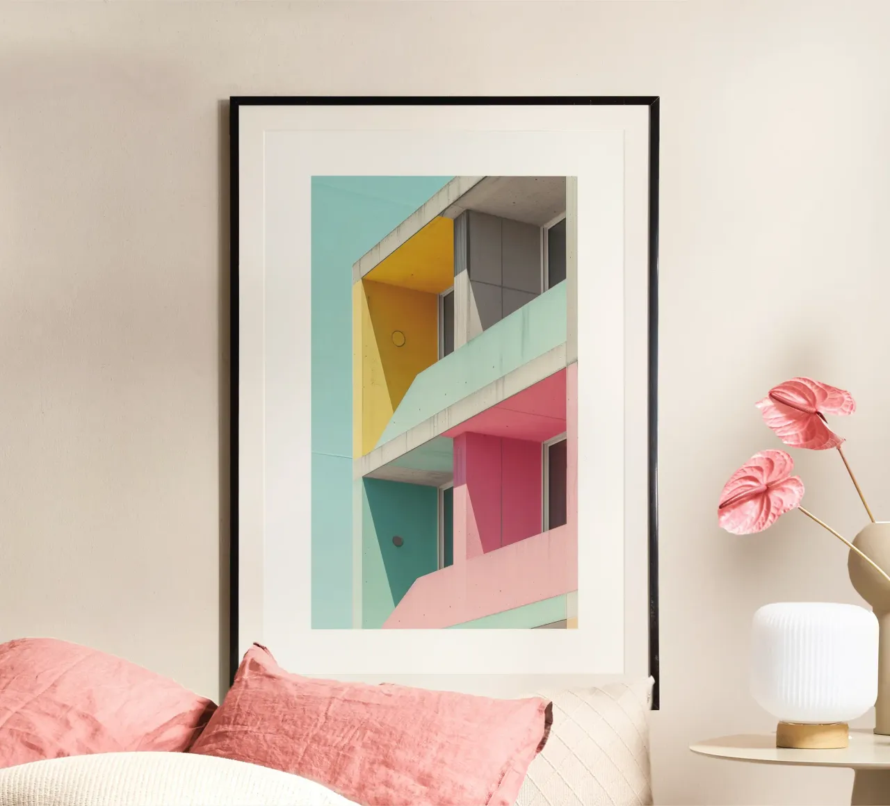 Colourful Architecture 04 hahnemühle by Malou-Studio