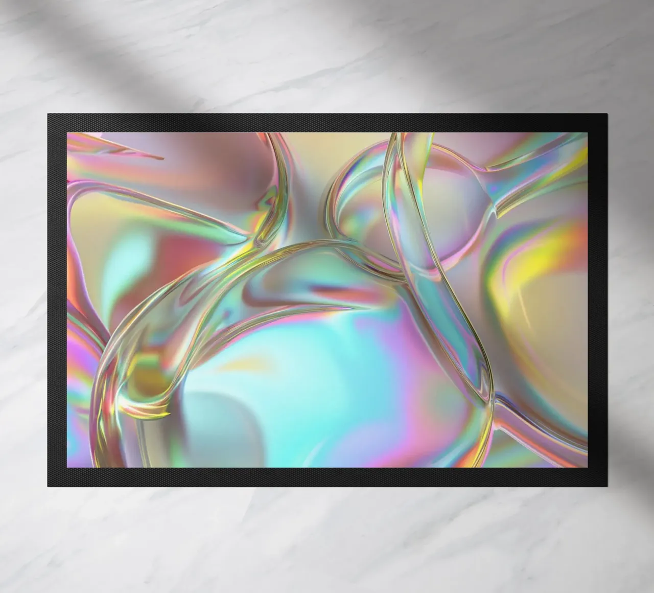 Colourful Bubbles doormat by Malou-Studio