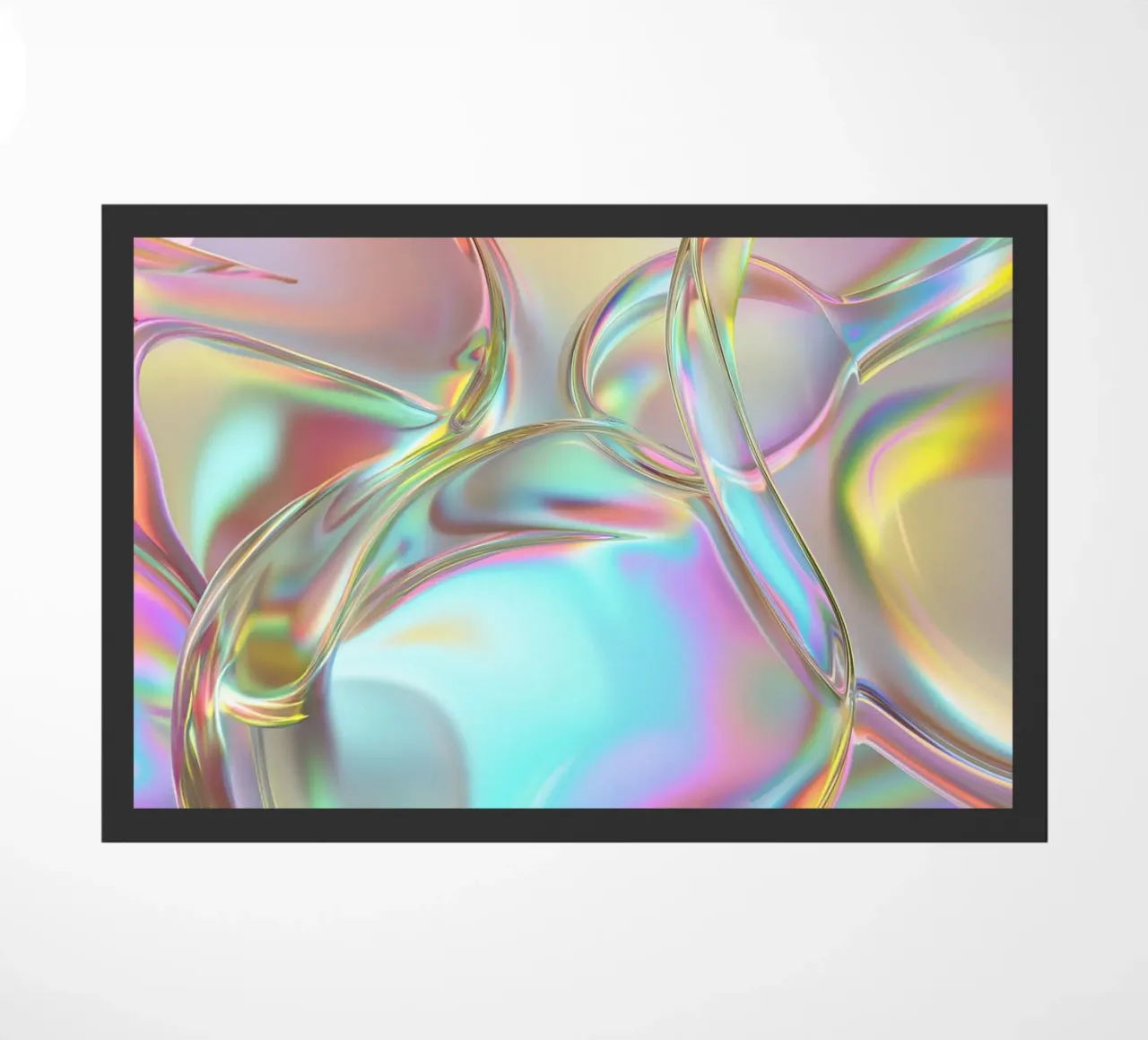 Colourful Bubbles doormat by Malou-Studio