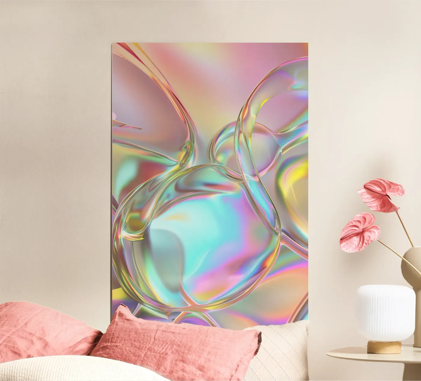 Colourful Bubbles poster by Malou-Studio