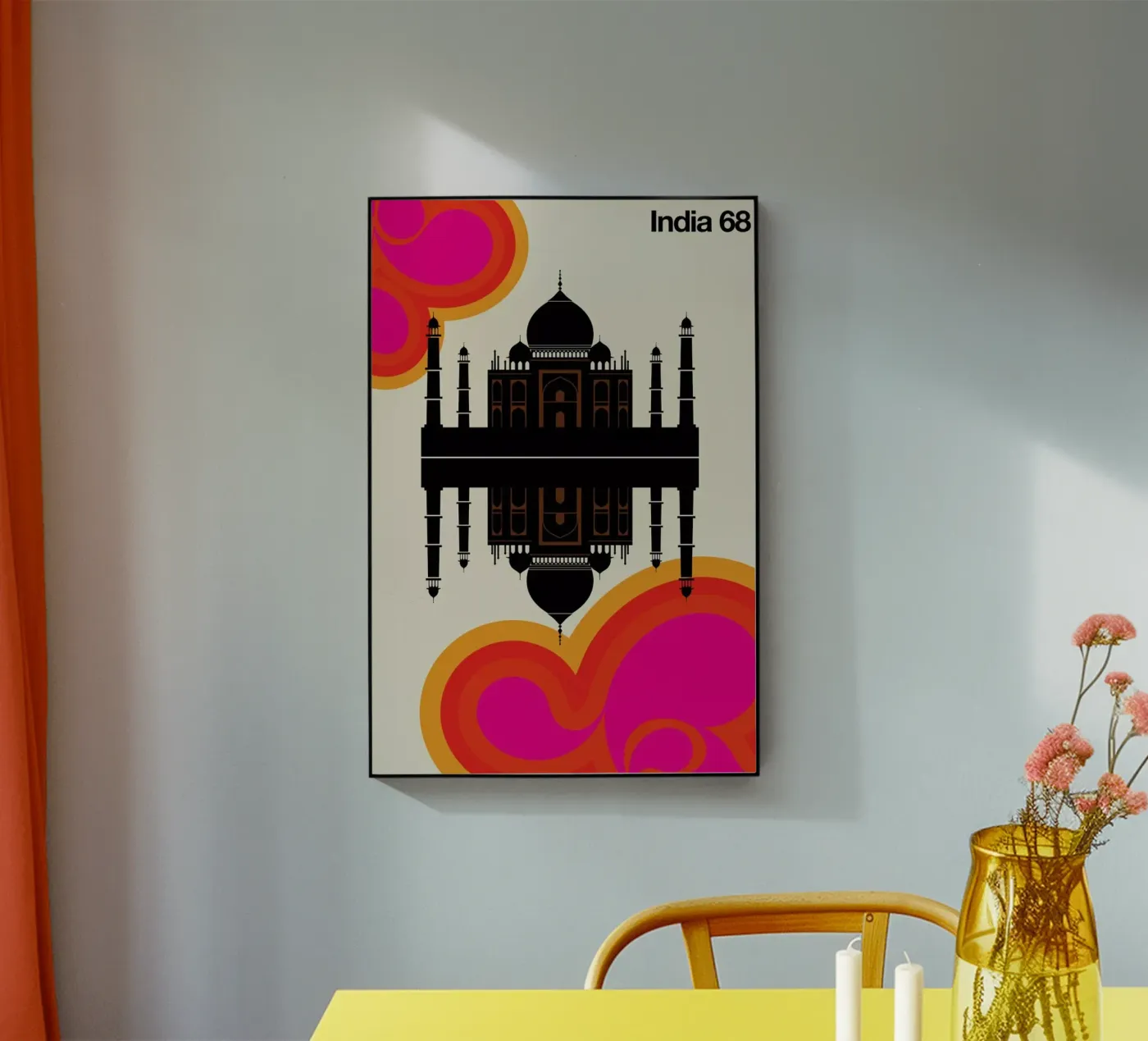 India 68 Acryl-Glas von Bo Lundberg