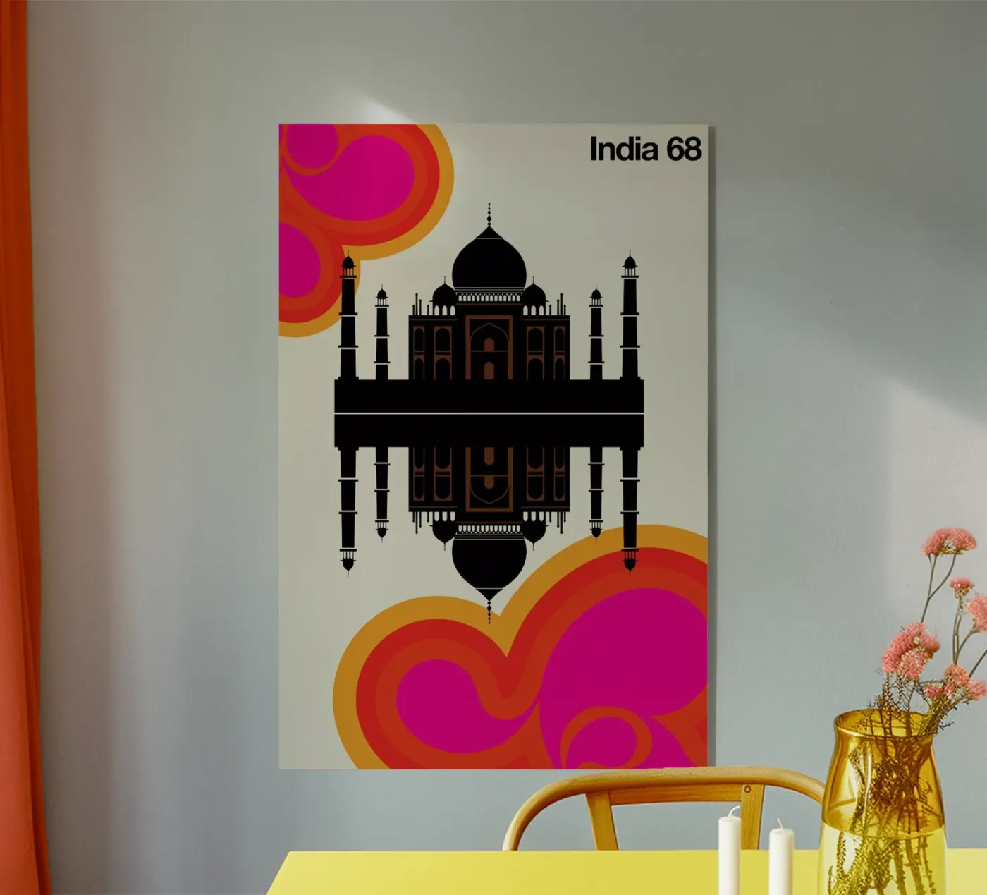 India 68 Acryl-Glas von Bo Lundberg