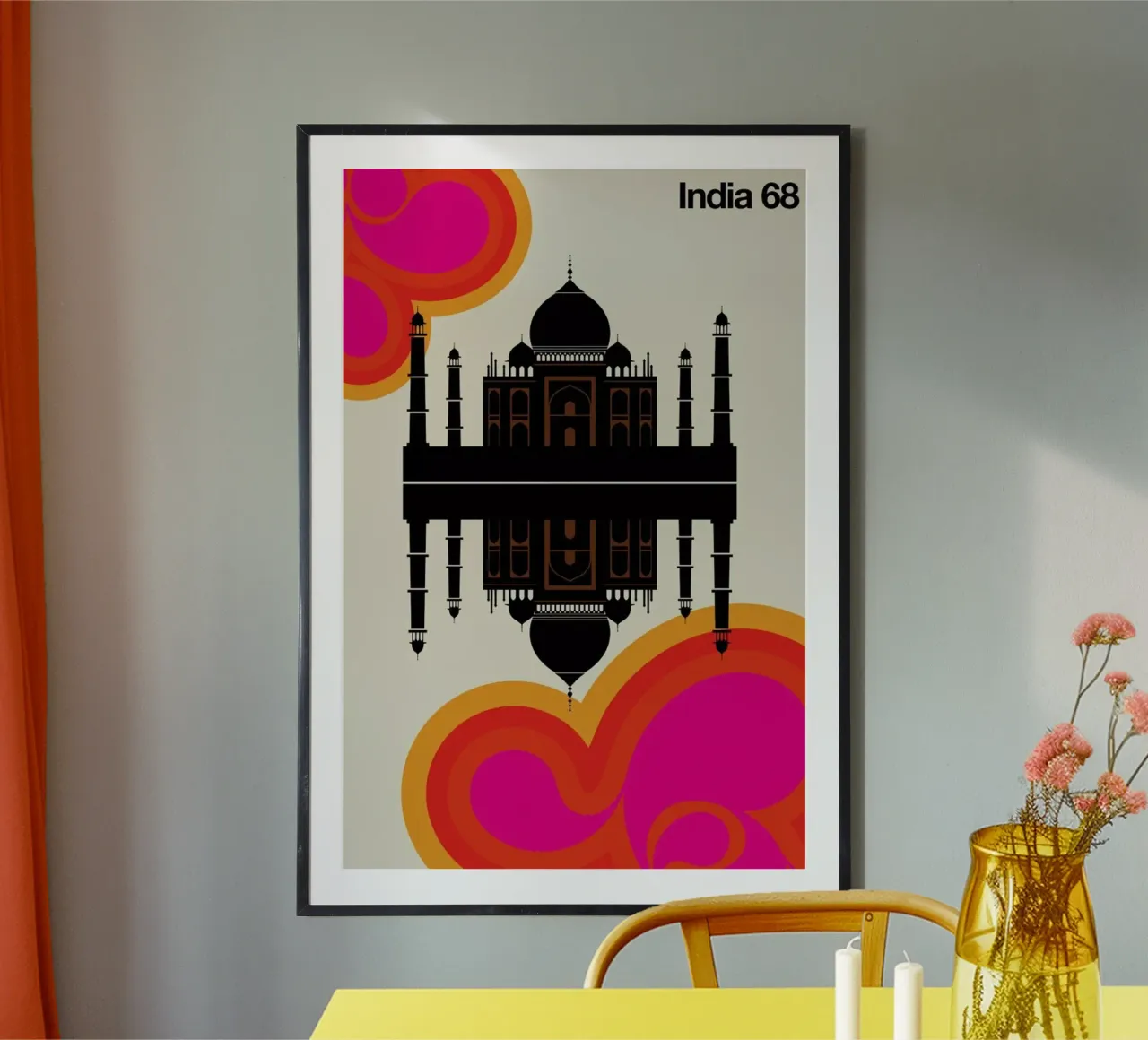 India 68 poster da Bo Lundberg