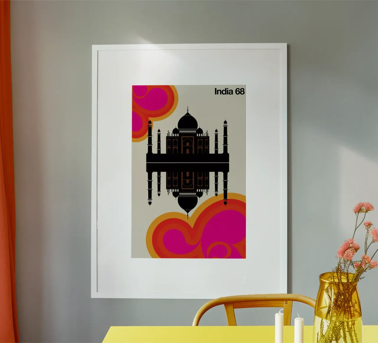 India 68 poster da Bo Lundberg