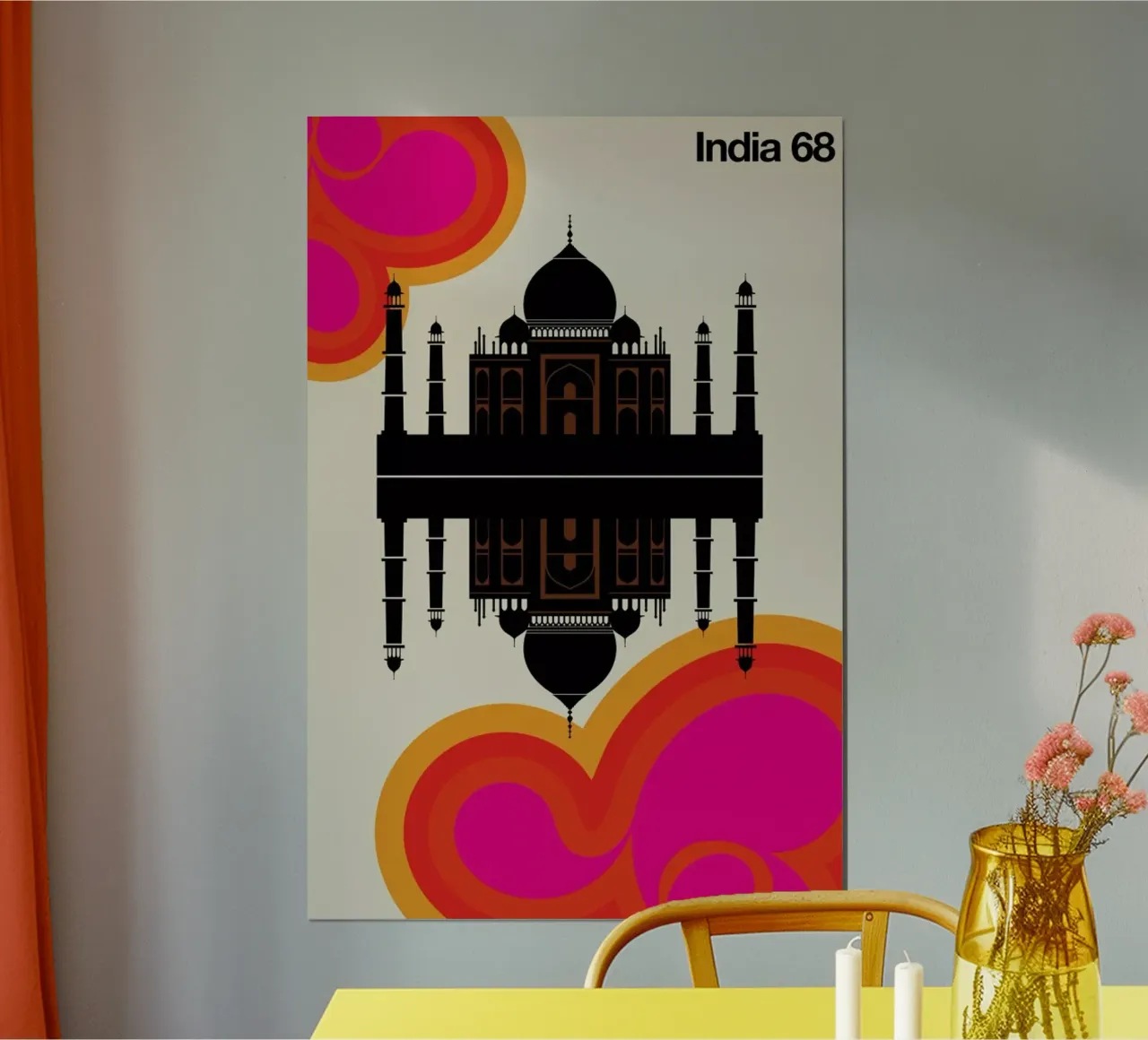 India 68 poster da Bo Lundberg