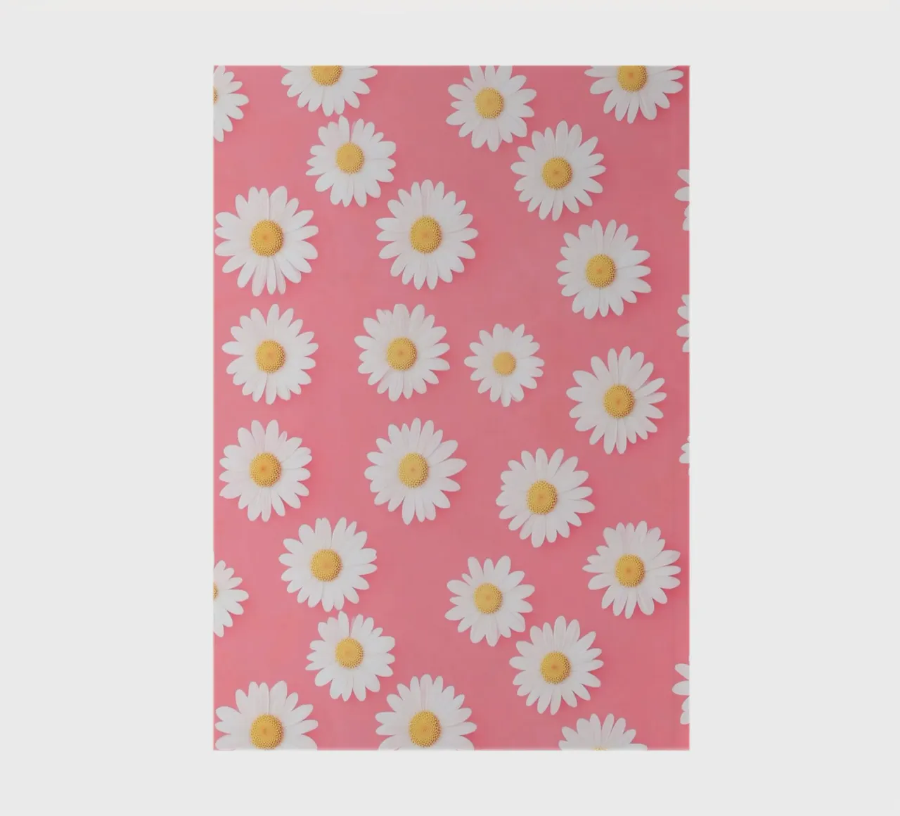 Marguerites - Rose carnet de notes de Malou-Studio