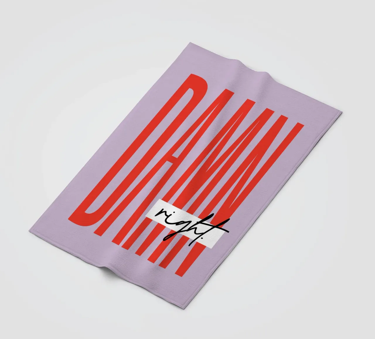 Damn Right - Lila coperta in pile da Malou-Studio