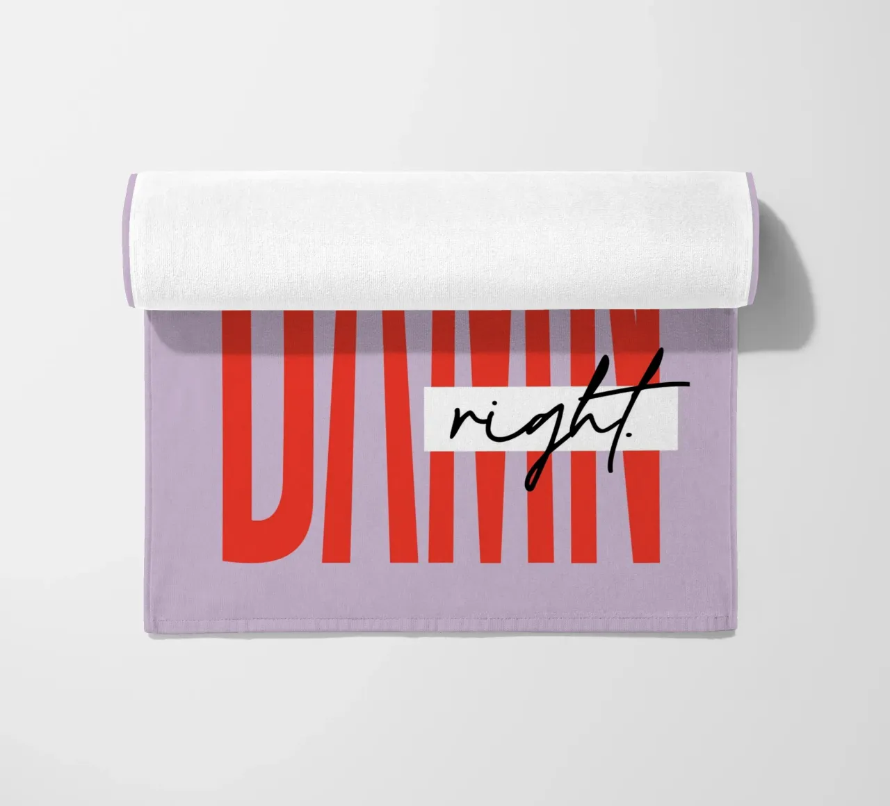 Damn Right - Lila telo mare da Malou-Studio