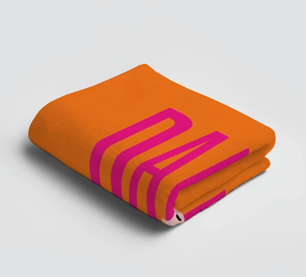 Damn Right - Orange asciugamano da bagno da Malou-Studio